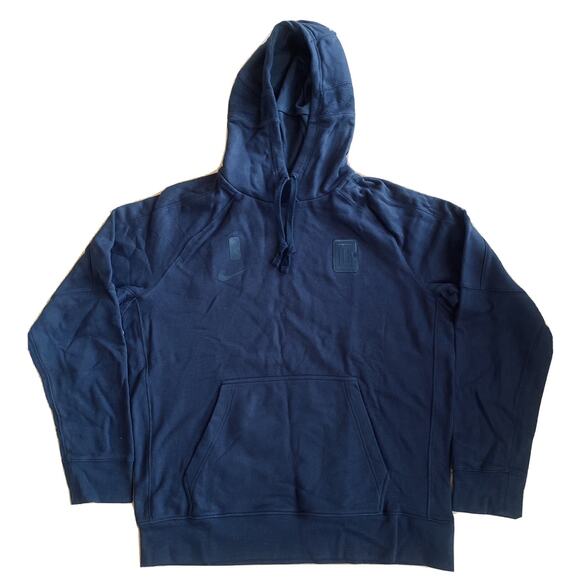 NEW Nike NBA Los Angeles Clippers Black Travel Hoodie AV1598-010 Size L-Tall